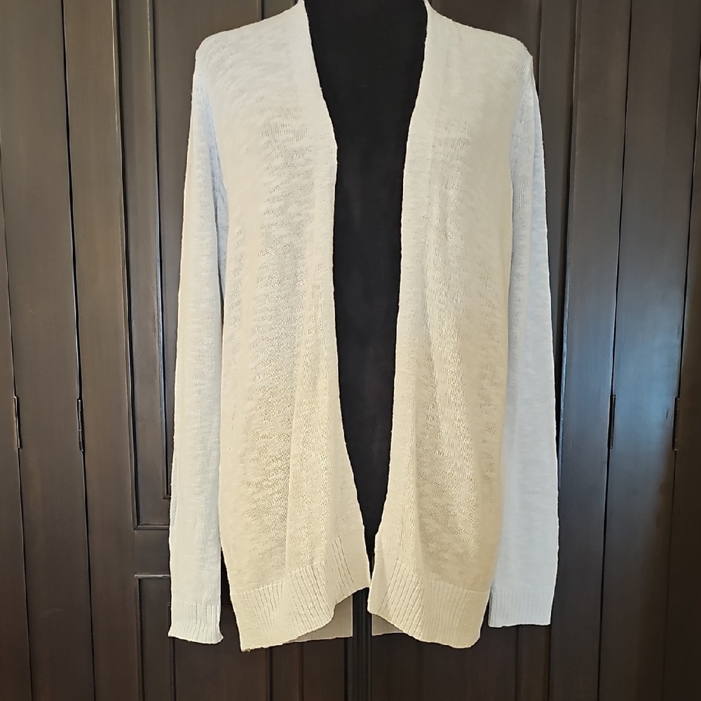 GAP Factory Slub Open-Front Cardigan